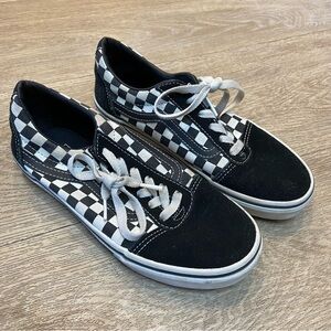 Vans Black and White Checkered Sneakers